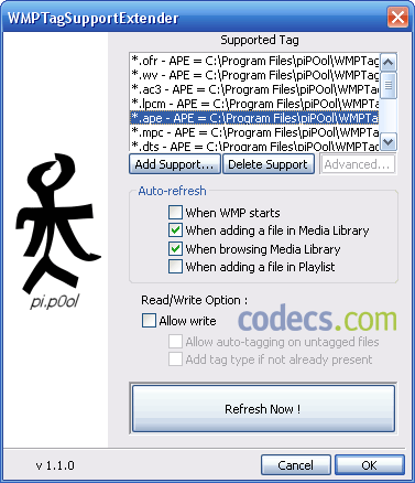 WMP Tag Support Extender 1.4 screenshot