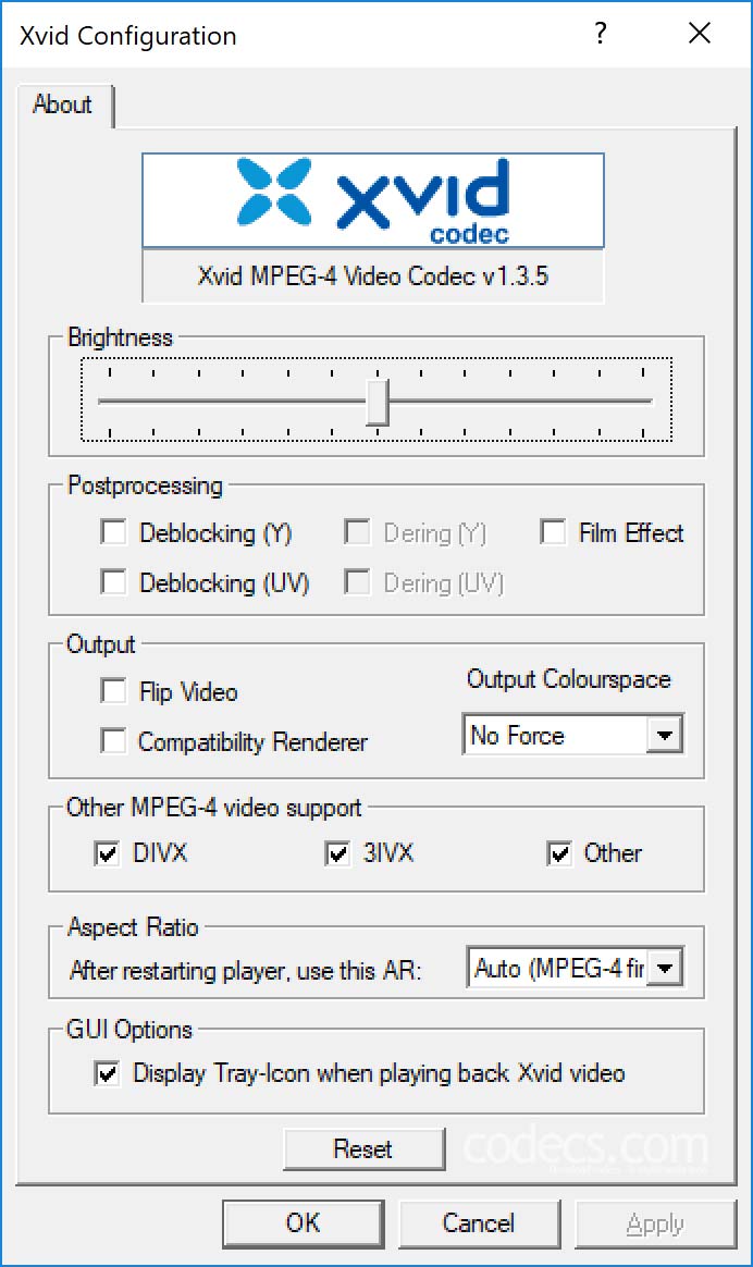 xvid video codec for mx player