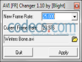 Download AVI Frame Rate Changer screenshot