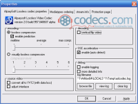 Alparysoft Lossless Video Codec 2.0 screenshots
