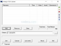 Andy's FLV Joiner 0.6 screenshots