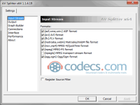 AV Splitter 1.3.0.7 beta screenshots