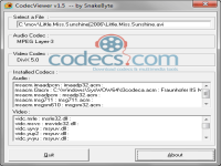 CodecViewer 1.5 screenshots