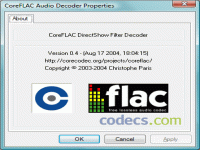 CoreFLAC 0.4 screenshots