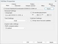 DirectVobSub (VSFilterMod) 2.5.2.7 screenshots