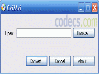 Gvi2Avi 1.2.0 screenshots