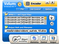 Vidomi Enhanced AVI 0.469 screenshots