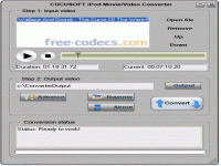Cucusoft iPod Video Converter 8.16 screenshots