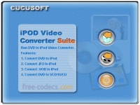 Cucusoft iPod Video Converter + DVD to iPod Converter Suite 8.16 screenshots