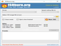 ISOburn screenshot