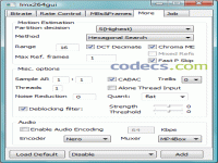 Leiming's x264 GUI 2009-04-16 screenshots