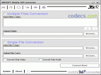 Mobile 3GP Converter 1.1.0 screenshots