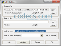 MP3 Splitter 2.0 screenshots