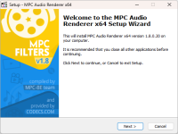 MPC Audio Renderer 1.8.2.106 screenshots
