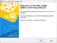 MPC Audio Splitter screenshot
