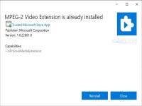 MPEG-2 Video Extension 1.0.61931 screenshots
