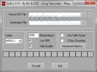 QuEnc 0.72 screenshots