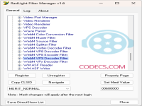 RadLight Filter Manager 1.6 screenshots
