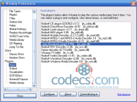 Winamp MPC Plugin 1.0 beta screenshots