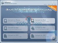 WinAVI iPod/PSP/3GP/MP4 Video Converter 4.4.2 screenshots