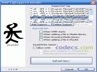 WMP Tag Support Extender 1.4 screenshots
