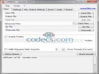 x264Gui 0.9.6 beta screenshots
