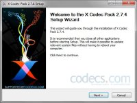X Codec Pack 2.7.4 screenshots