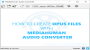 How to Create Opus Files with MediaHuman Audio Converter Screenshot